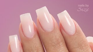 How To Apply Nail Tips On Yourself Using Gel [upl. by Leahplar]