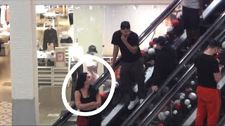 FOOS ESCALATOR CONVERSATION PRANK [upl. by Xaviera]