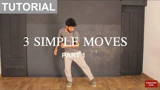 How to Dance  Basic Dance Steps for beginners  3 Simple Moves  Part 1 [upl. by Ylrebmi]