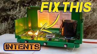 Camping Stove Repair  fix low flame [upl. by Hako846]