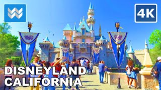 4K Disneyland Park California USA  Walking Tour amp Travel Guide [upl. by Clough]