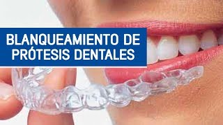 Cómo blanquear las prótesis dentales  Odontoespecialistas [upl. by Wivinia]