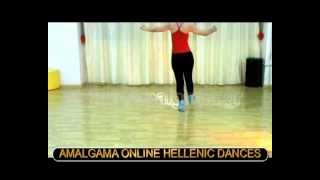 ZORBA THE GREEK SYRTAKI DANCE LESSON Part 1teacher Maria Athanassiadou Greece [upl. by Agace]