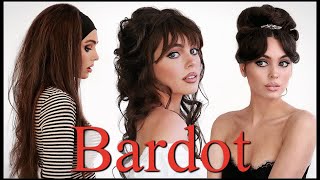 60s VINTAGE HAIR  Brigitte Bardot Hair Tutorial [upl. by Atnoid758]