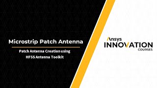 Microstrip Patch Antenna Creation using HFSS Antenna Toolkit [upl. by Baxy380]