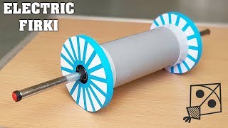 How to Make an Electric FIRKI  CHARKHI for Kite Festival [upl. by Korff]