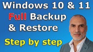 Windows 11 amp Windows 10 backup and restore full system image [upl. by Yevad]