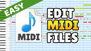 How to Edit MIDI Files  MIDI Editor Beginner Tutorial [upl. by Delphine]