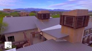 Sustainable Architecture Tour Cooling Tower and Butterfly Roof [upl. by Milissent946]