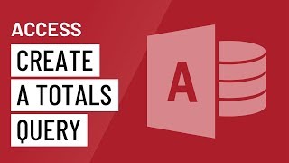 Access Creating a Totals Query [upl. by Harley]