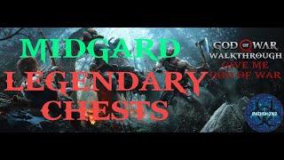 God of War PC Walkthrough Midgard  Legendary Chests [upl. by Ettedualc]