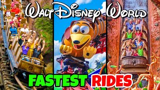 Top 10 Fastest Rides at Walt Disney World [upl. by Nomae]