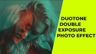 Create a Cinematic Duotone Double Exposure Effect in Photoshop [upl. by Lanette]