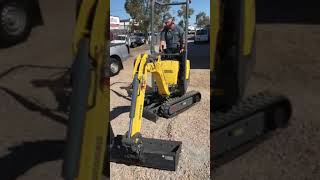 Wacker Neuson 803 mini excavator  Walk around [upl. by Kalb866]