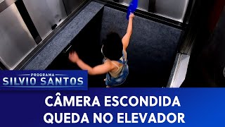 Queda no Elevador  Elevator Falling Down Pranks  Câmeras Escondidas 070221 [upl. by Edwards]