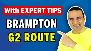 Brampton G2 TEST ROUTE  Watch PRO TIPS for Road Test  Toronto Drivers [upl. by Isyad]