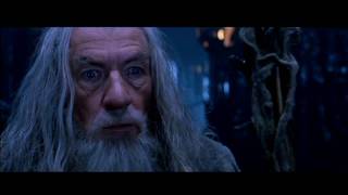 Gandalf vs Saruman HD  Fight Scene from The Fellowship of the Ring [upl. by Drake]