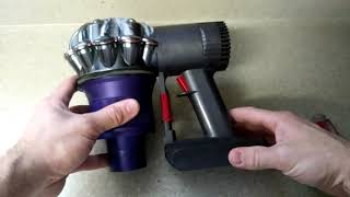 How to clean a Dyson V6 cordless vaccum cleaner [upl. by Yasdnyl]