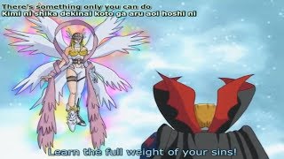 Digimon Adventure  Angewomon vs Myotismon ENG SUB [upl. by Korwin]