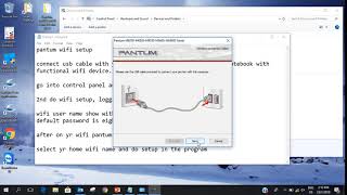 PANTUM setup wireless network configuration tool [upl. by Aihselef]
