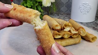 Potato and Cheese FLAUTAS  POTATO ROLLED TACOS  Crispy Taquitos Recipe [upl. by Alikam996]