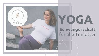 Schwangerschaftsyoga für alle Trimester  Yoga Flow Schwangerschaft  Übungen für Schwangere [upl. by Gwenore]