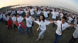 Sirtaki  The Largest Greek Folk Dance Constanta Romania HD [upl. by Anoirtac]