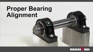 Proper Bearing Alignment with Rexnord [upl. by Cryan]