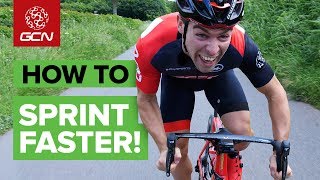 How To Sprint Faster On A Road Bike [upl. by Korman]