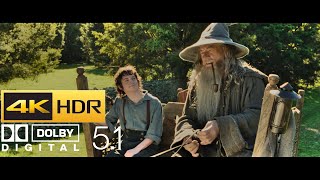 LOTR The Fellowship of the Ring  The Shire  HDR  4K  51 [upl. by Bourn]