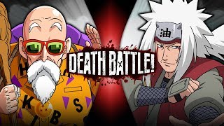 Roshi VS Jiraiya Dragon Ball VS Naruto  DEATH BATTLE [upl. by Lirret]