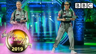 Alex and Kevin dance a StreetCommercial to Ghostbusters  Halloween  BBC Strictly 2019 [upl. by Toffic]