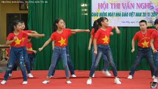 Múa TRƯỜNG SƠN ĐÔNG TRƯỜNG SƠN TÂY 2011 4B  Ca Múa Nhạc thiếu nhi vui nhộn [upl. by Cheri]