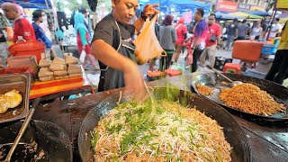 Malaysia Street Food Night Market  Setia Alam Pasar Malam  Part 1  Muslim Stall  马来西亚夜市美食 [upl. by Norak676]