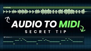 How to convert Audio File to MIDI File in FL Studio  Easy Steps  Synth Studios [upl. by Eastman]