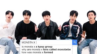 MONSTA X Answer the Webs Most Searched Questions  WIRED [upl. by Naud]