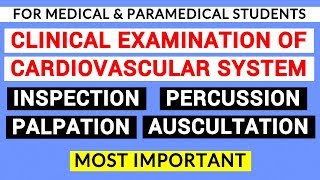 CARDIOVASCULAR SYSTEM EXAMINATION  CLINICAL LAB  PHYSIOLOGY PRACTICALS [upl. by Pepper496]