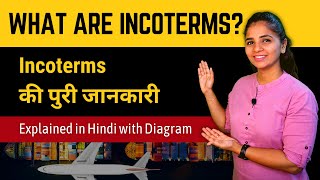 INCOTERMS 2020  Incoterms Explained in Hindi with Chart [upl. by Aiehtela]