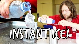 How to make instant ice  Do Try This At Home  We The Curious [upl. by Milli]