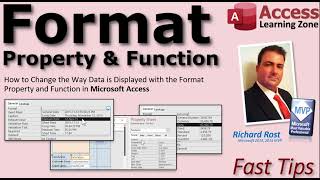 How to Change the Way Data is Displayed with the Format Property and Function in Microsoft Access [upl. by Dorca250]