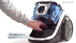 ROWENTA  Aspirateur sans sac  Silence Force Multi Cyclonic  Une ultrahaute filtration de lair [upl. by Orgell]