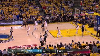 Kawhi Leonard Gets Ankle ReInjured By Zaza Pachulia  May 14 2017  Spurs vs Warriors [upl. by Ydrah]