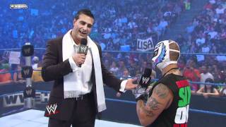 SmackDown Alberto Del Rio crosses paths with Rey Mysterio [upl. by Cati702]