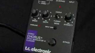 TC Electronic Stereo Chorus  Flanger [upl. by Ausoj]