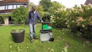 aldi gardenline woodchipper test 2017 [upl. by Austina166]