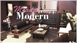 🌻 Moody Modern Apartment 🎷  920 Medina Studios  The Sims 4 stop motion build  CC Free [upl. by Firooc391]