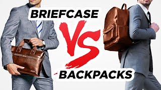 Briefcase VS Backpack Which Bag Style Wins [upl. by Yelyk162]