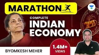 Complete Indian Economy  Marathon Session  UPSC CSEIAS 202223  Byomkesh Meher [upl. by Ecissej]