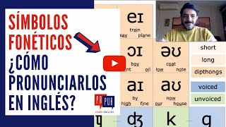 ✅ Cómo pronunciar los SÍMBOLOS FONÉTICOS en INGLÉS [upl. by Ecinnej]