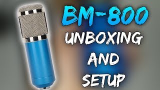 BM800 Unboxing and Setup  Mic Test Hindi [upl. by Leamiba]